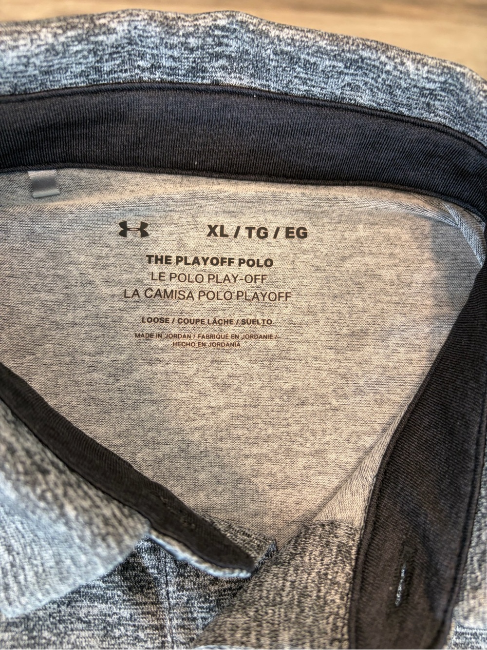 Under Armour Men’s Gray Heather Performance Polo-XL - Picture 6 of 9